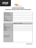 Appendix - 6 - Research Project I - Proposal - Template - RP-I