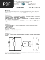 Série de TD N°5: Module: Electrotechnique 1