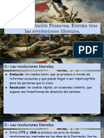 La Revolución Francesa. Europa Tras Las Revoluciones Liberales