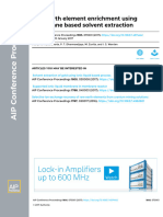 3.rare Earth Element Enrichment Using Membrane Based Solvent Extraction - 2017