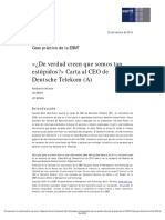 S1 - Lectura 1.3 - de Verdad Creen Que Somos Tan Estúpidos, Carta Al CEO de Deutsche Telekom (A)