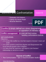 Conflict and Confrontation