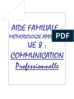 Af Ue 8 Communication Professionnelle