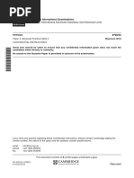 Cambridge International Advanced Subsidiary and Advanced Level