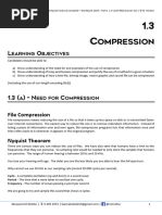 Notes and Exercises - 1.3 Compression