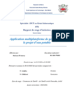 Raddport Sous Le Theme: Application Multiplatforme de Gestion Pour Le Projet D'eau Potable.