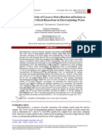 Absorption Activity of Cassava Peel Manihot Utilis