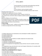 Diploma Strength of Materials 3rd Unit