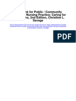 Test Bank For Public Community Health and Nursing Practice Caring For Populations 2nd Edition Christine L Savage