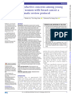 Reproductive Concerns Among Young Adult Women With Breast Cancer: A Systematic Review Protocol