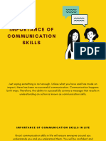 Imp. of Communication Skills