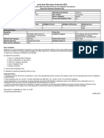 1st Seat Allotment Slip