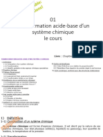 01 Cours Acide-Base