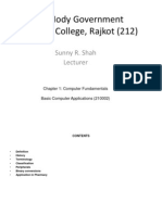 Chapter 1 Basics of Computer Application