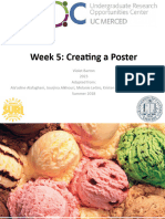 Week 5 Creating A Poster or Power Point Presentation - Barton - SURI 2023 - FINAL