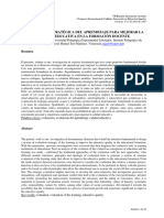 Evaluación Estratégica Del Aprendizaje para Mejorar La Calidad Educativa en La Formación Docente