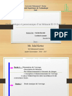 Statique Et Parasismique D'un Bâtiment R+9+Sous-sol