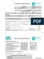 Solicitud de Ingreso UCNL