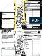 Mork Borg English Character Sheets Fillable