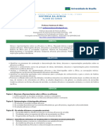 Histria Da Frica A. 2023.2. Programa.