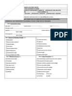 Work at Height Permit Form