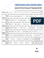 Date Sheet F5, F6.