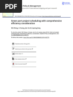 Green Port Project Scheduling With Comprehensive Efficiency Consideration