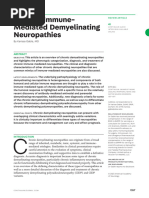 Chronic Immune-Mediated Demyelinating Neuropathies