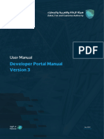 User Manual Developer Portal Manual Version 3