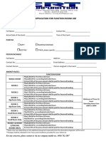 Application For Function Room Use (Draft)