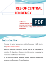 Measures of Central Tendency