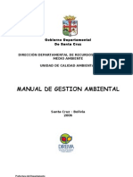 Manual Gestion Ambiental - Gobernacion Sta