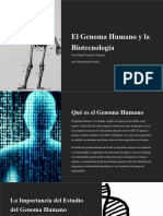 El Genoma Humano y La Biotecnologia