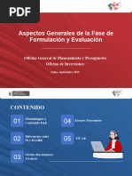 Formulación y Evaluación