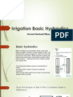 Irrigation Basic Hydraulics