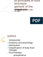 Discuss Principles of Fluid and Electrolyte Inthe Surgical Patient