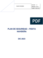 9 - Plan de Seguridad - Fiesta Navideña