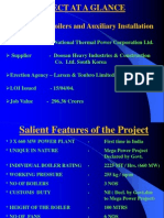 Project at A Glance: 3 X 660 MW Boilers and Auxiliary Installation