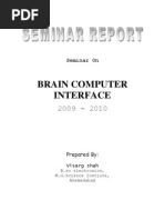 Brain Computer Interface Final