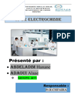 TP de Module Electrochimie