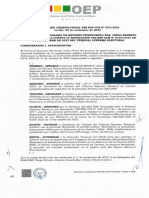 Resolución Del Tse Que Ratifica Anulación Del Congreso Evista