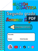 ? 2° S12-S13 - PLANEACIÓN DIDÁCTICA ? Esmeralda Te Enseña ?