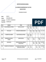 Horario Ipn