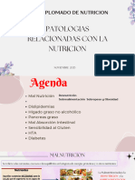 Patologias Relacionadas Con La Nutricion Nov 2023