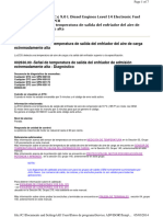 Señal de Temperatura de Salida Del Enfriador Del Aire de Carga Extremadamente Alta