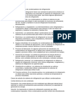 Aplicaciones Prácticas de Condensadores de Refrigeración