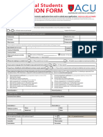 ACU Application Form