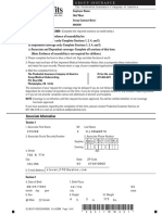 Health Insurance Statement