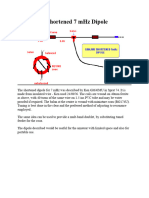 A Shortened 7 MHZ Dipole