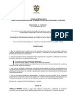 Resolución 192 de 2011